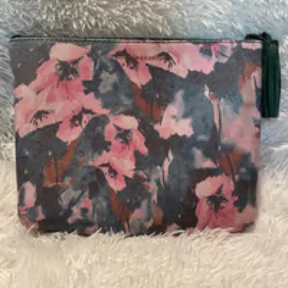 Handbags - Lucky Brand Floral Canvas Cosmetic Pouch
